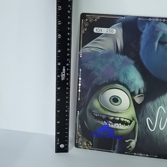 Sulley Monsters inc Disney 100th Anniversary Limited Art Card Print Big 103/255 - Picture 6 of 7